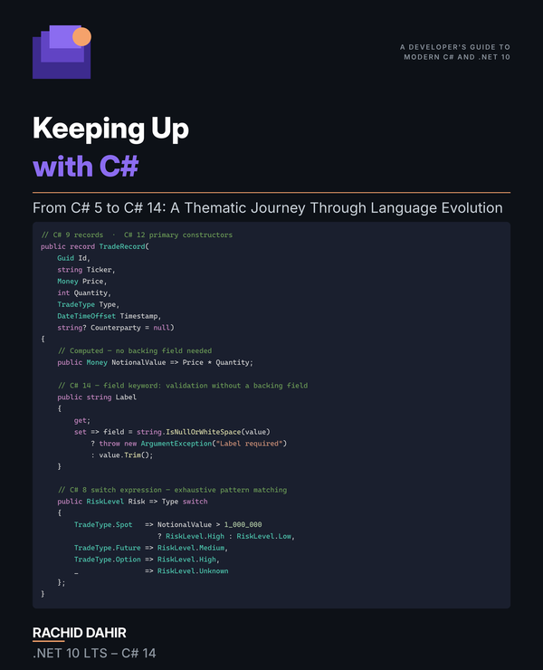 Cover of Keeping Up with C# by Rachid Dahir